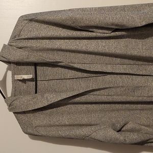 Hooded sweater jacket